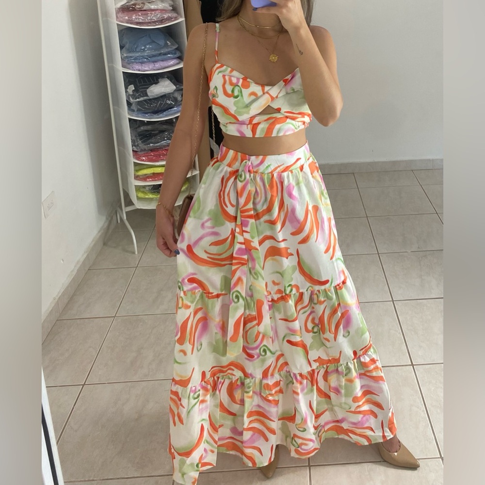Set top & skirt